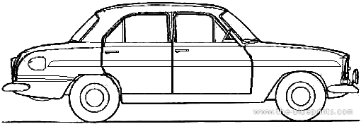Vauxhall 490 FB (1965) - Воксхолл - чертежи, габариты, рисунки автомобиля