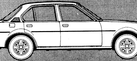 Vauxhall Cavalier A 1600 L (1980) - Vauxhall - drawings, dimensions, pictures of the car