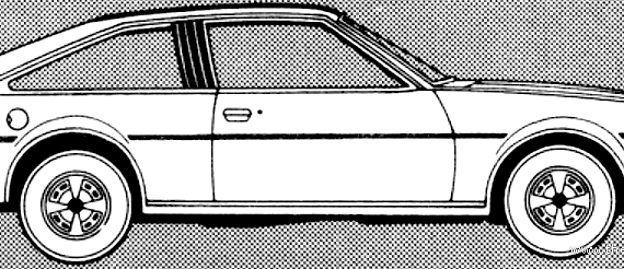 Vauxhall Cavalier B Hatch GLS (2000) - Воксхолл - чертежи, габариты, рисунки автомобиля