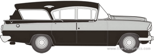 Vauxhall Cresta Friary Estate (1960) - Vauxhall - drawings, dimensions, pictures of the car