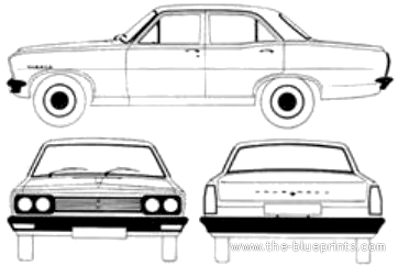 Vauxhall Cresta PC (1972) - Vauxhall - drawings, dimensions, pictures of the car