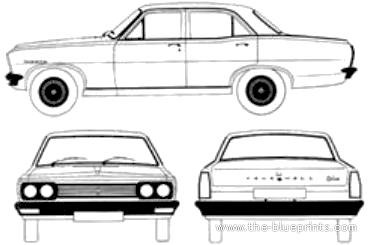 Vauxhall Cresta PC DeLuxe (1972) - Vauxhall - drawings, dimensions, pictures of the car