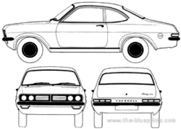 Vauxhall Firenza HC 2300 SL (1972) - Vauxhall - drawings, dimensions, pictures of the car