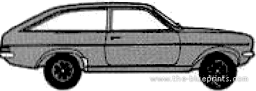 Vauxhall Magnum Estate (1979) - Воксхолл - чертежи, габариты, рисунки автомобиля