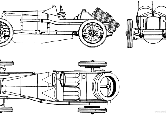 Vauxhall TT (1922) - Vauxhall - drawings, dimensions, pictures of the car