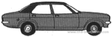 Vauxhall VX GLS (1979) - Воксхолл - чертежи, габариты, рисунки автомобиля