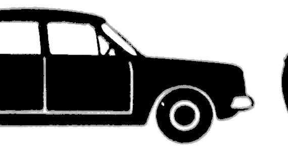 Vauxhall Victor FC 101 (1964) - Воксхолл - чертежи, габариты, рисунки автомобиля