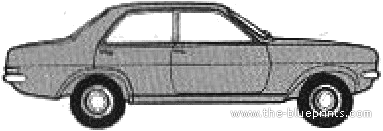 Vauxhall Viva 4-Door (1979) - Vauxhall - drawings, dimensions, pictures of the car