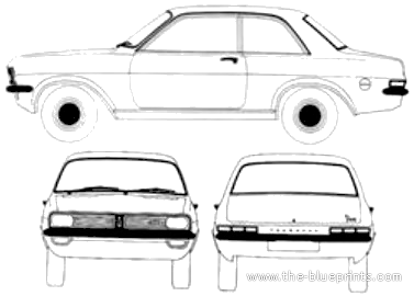 Vauxhall Viva HC 1800 DeLuxe 2-Door (1972) - Vauxhall - drawings, dimensions, pictures of the car