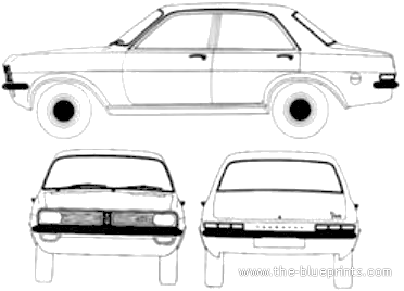 Vauxhall Viva HC 1800 DeLuxe 4-Door (1972) - Vauxhall - drawings, dimensions, pictures of the car