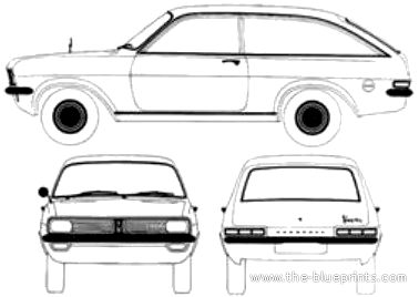 Vauxhall Viva HC 1800 SL Estate (1972) - Vauxhall - drawings, dimensions, pictures of the car