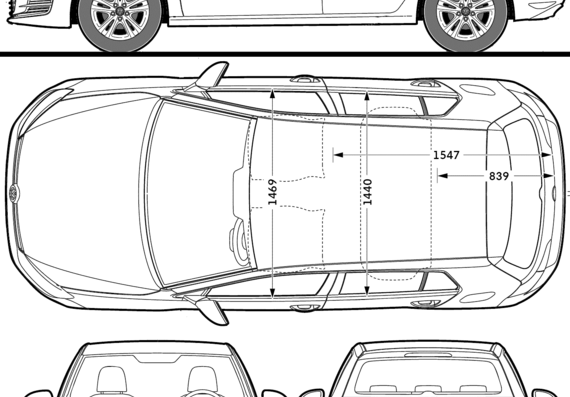 Volkswagen Golf 5-Door (2013) - Volzwagen - drawings, dimensions, pictures of the car