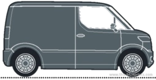 Volkswagen eT Van - Фольцваген - чертежи, габариты, рисунки автомобиля