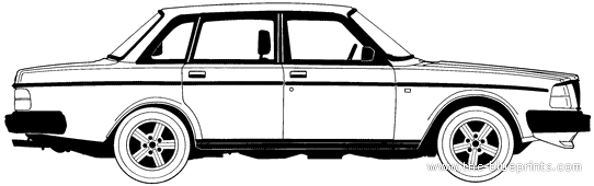Volvo 240 GLT Turbo (1985) - Volvo - drawings, dimensions, pictures of the car