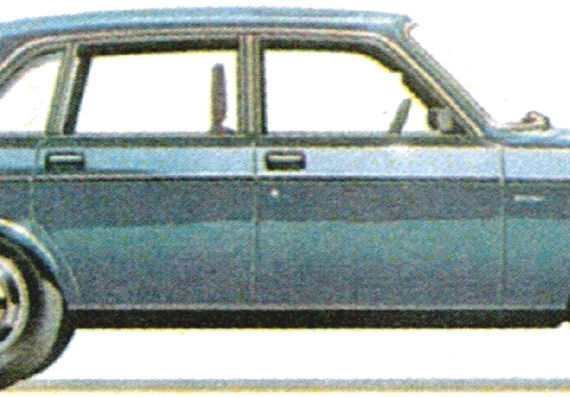 Volvo 244 DL - Вольво - чертежи, габариты, рисунки автомобиля
