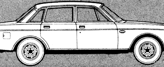 Volvo 244 GL (1981) - Вольво - чертежи, габариты, рисунки автомобиля