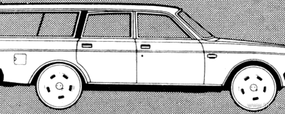 Volvo 265 GLE (1981) - Вольво - чертежи, габариты, рисунки автомобиля