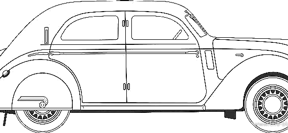Volvo PV-36 (1935) - Volvo - drawings, dimensions, pictures of the car