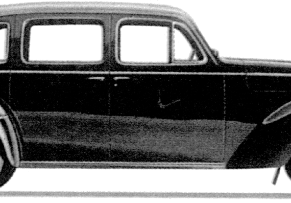Volvo PV801 - Volvo - drawings, dimensions, pictures of the car
