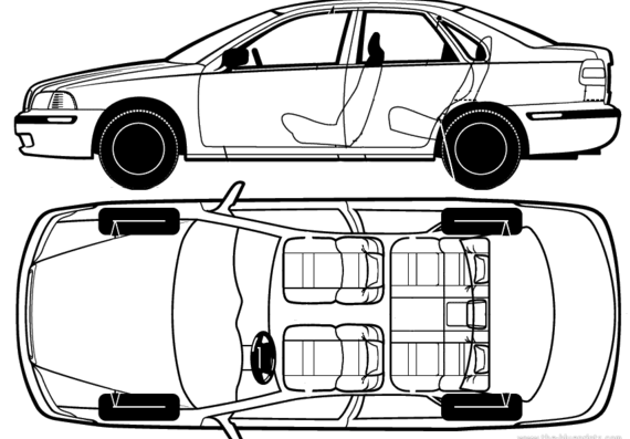Volvo S40 - Volvo - drawings, dimensions, pictures of the car