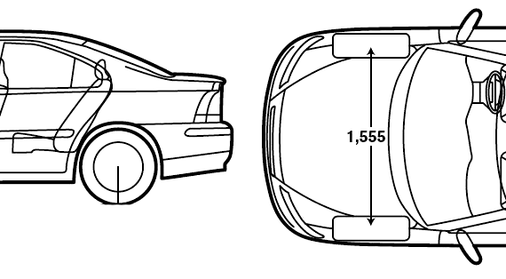 Volvo S60 (2006) - Volvo - drawings, dimensions, pictures of the car