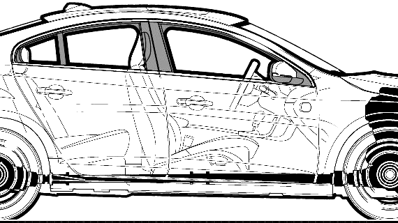 Volvo S60 T6 AWD (2011) - Volvo - drawings, dimensions, pictures of the car
