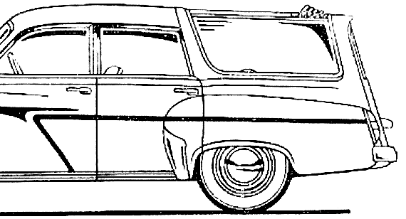 Wartburg 312 Kombi (1959) - Разные автомобили - чертежи, габариты, рисунки автомобиля