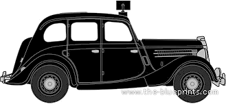 Wolseley 18-85 SIII - Разные автомобили - чертежи, габариты, рисунки автомобиля