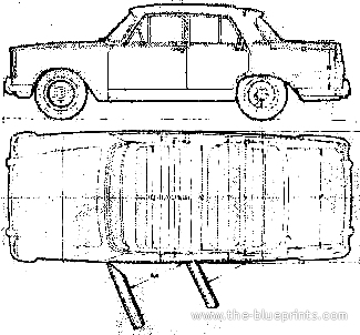 Wolseley 6-99 (1959) - Разные автомобили - чертежи, габариты, рисунки автомобиля