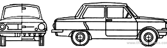 ZAZ-968A Zaparozhetz - ZAZ - drawings, dimensions, pictures of the car