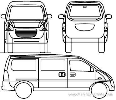 Chevrolet-SAIC N300 (2013) - Шевроле - чертежи, габариты, рисунки автомобиля