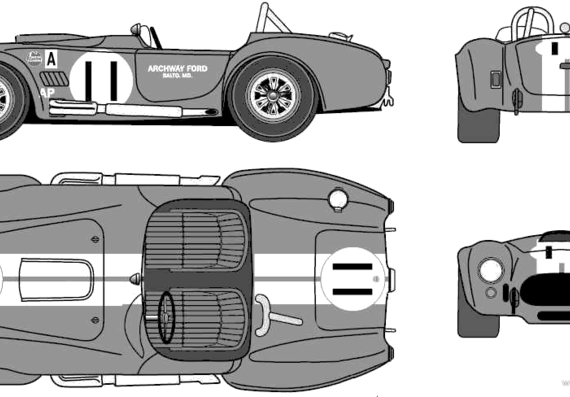 Inca Empire Slægtsforskning jeg fandt det AC Cobra 427 (1965) - AC - drawings, dimensions, pictures of the car |  Download drawings, blueprints, Autocad blocks, 3D models | AllDrawings