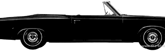 Acadian Beaumont Convertible (1966) - Разные автомобили - чертежи, габариты, рисунки автомобиля