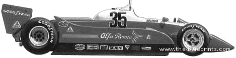 Alfa Romeo 179 F1 (1979) - Alfa Romeo - drawings, dimensions, pictures of the car