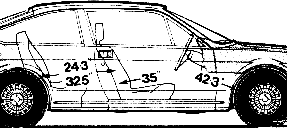 Alfa Romeo Alfasud Sprint (1979) - Alpha Romeo - drawings, dimensions, pictures of the car