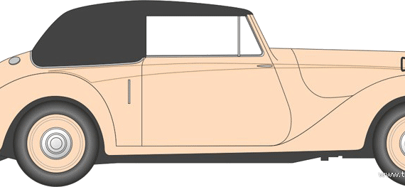Armstrong Siddeley Hurricane - Разные автомобили - чертежи, габариты, рисунки автомобиля