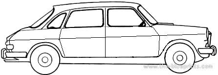Austin 1800 (1964) - Остин - чертежи, габариты, рисунки автомобиля