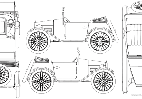 BMW Dixi - BMW - drawings, dimensions, pictures of the car