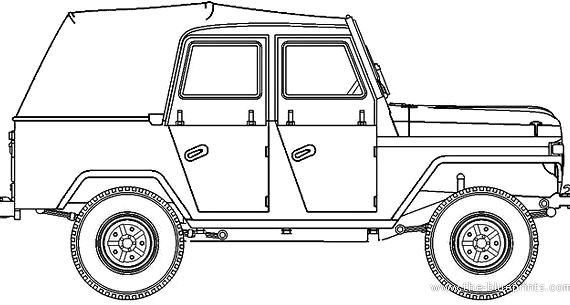 Beijing BJ212 - Different cars - drawings, dimensions, pictures of the car