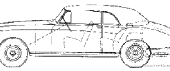 Bentley Mk.VIII Drop Head Coupe - Бентли - чертежи, габариты, рисунки автомобиля