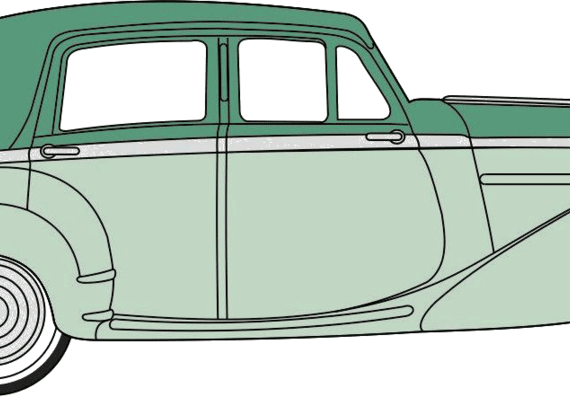 Bentley Mk.VI (1952) - Бентли - чертежи, габариты, рисунки автомобиля