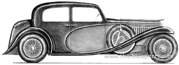 Bugatti Type 57 - Bugatti - drawings, dimensions, pictures of the car