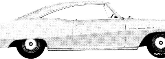 Buick LeSabre Sport Coupe (1967) - Бьюик - чертежи, габариты, рисунки автомобиля