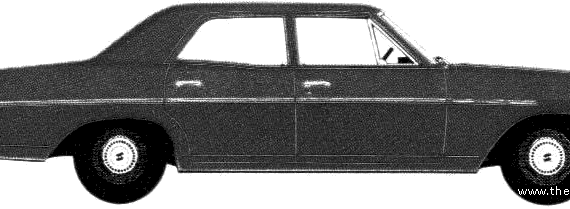 Buick Special Deluxe 4-Door Sedan (1967) - Buick - drawings, dimensions, pictures of the car
