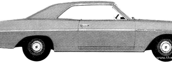 Buick Special Deluxe Sport Coupe (1967) - Buick - drawings, dimensions, pictures of the car