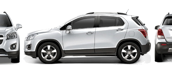 Chevrolet Trax (2013) - Chevrolet - drawings, dimensions, pictures of the car