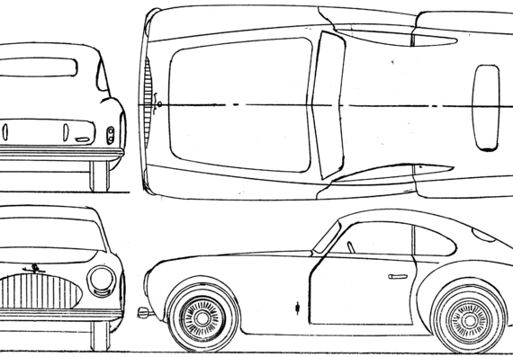 Cisitalia 202 Gran Sport (1946) - Various cars - drawings, dimensions, pictures of the car
