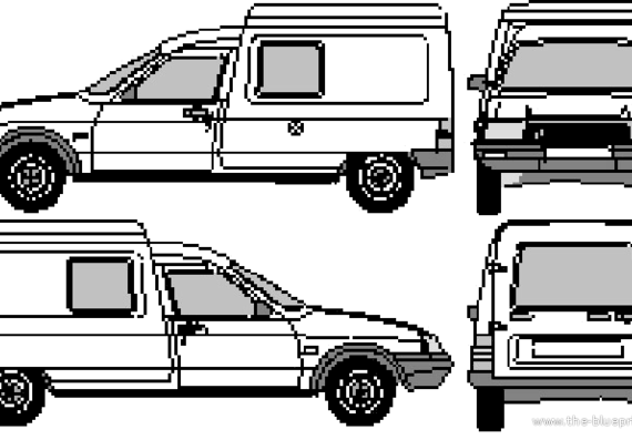 Citroen C15 (1992) - Citroen - drawings, dimensions, pictures of the car