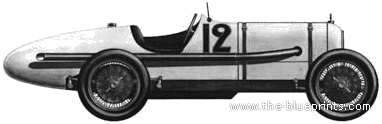 Duesenberg GP (1921) - Duesenberg - drawings, dimensions, pictures of the car