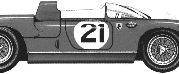 Ferrari 250P Le Mans (1963) - Ferrari - drawings, dimensions, pictures of the car